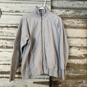 Carhartt Light Gray Zip-Up Men's Sweater